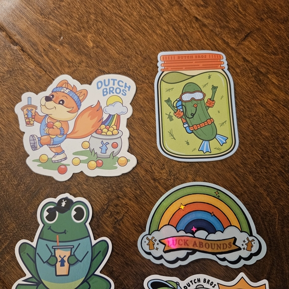 Dutch Bros Coffee Five Sticker Set - Picture 3 of 3